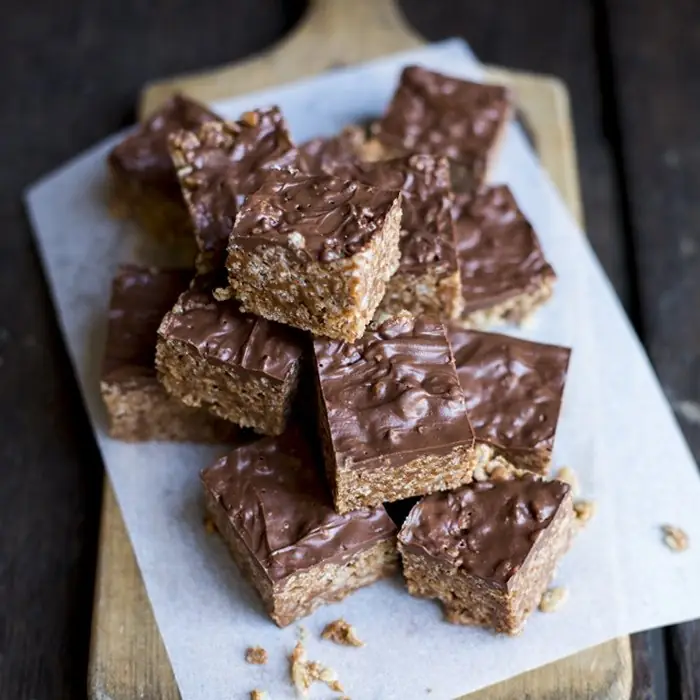 Chocolate Caramel Crispy (British Dessert)