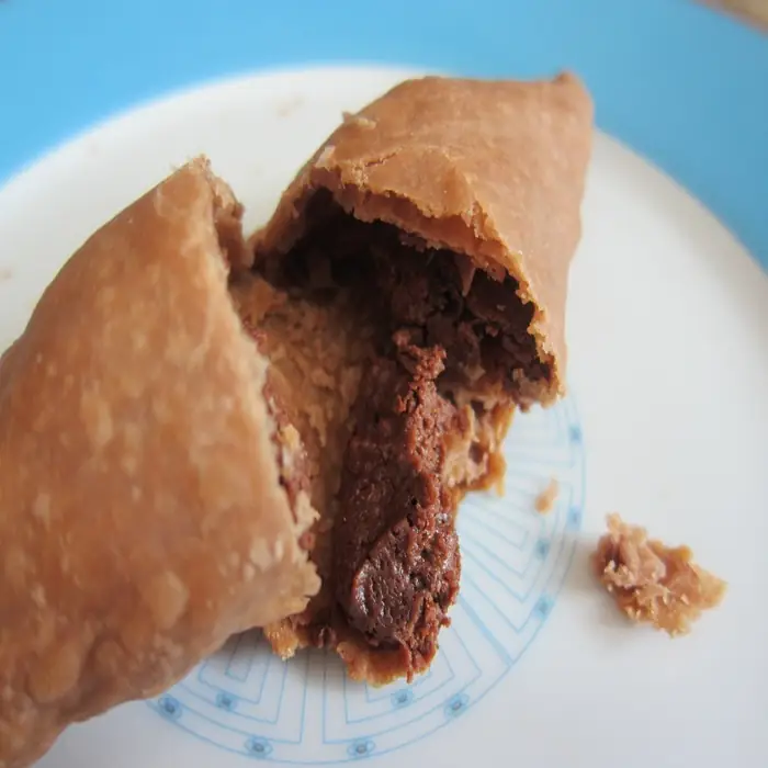 Chocolate empanadas (Uruguayan Dessert)