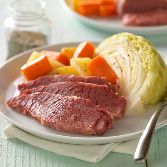 Corned Beef and Cabbage (Irish Beef)
