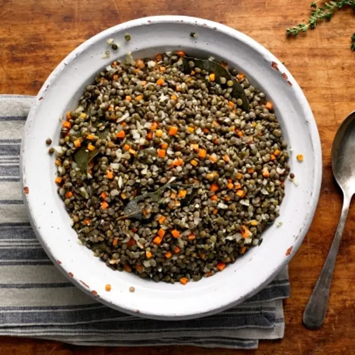 French Lentils With Garlic and Thyme (French Miscellaneous)